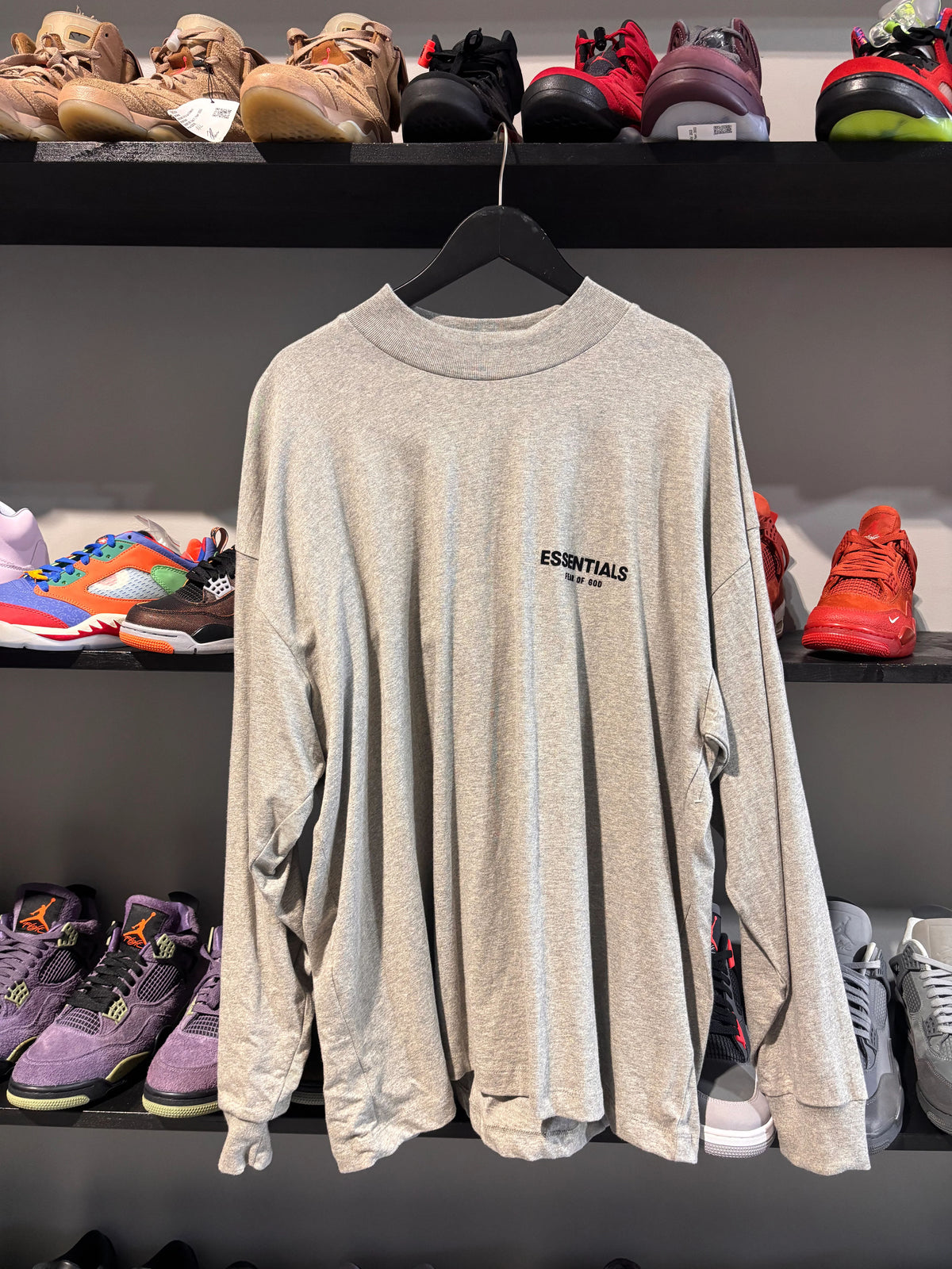 Fear Of God Essentials L/S T-Shirt (Ss22) Dark Oatmeal