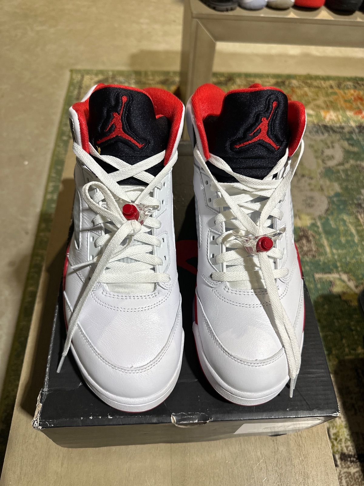 Jordan 5 Retro Fire Red Black Tongue (2025) - Pre-Owned