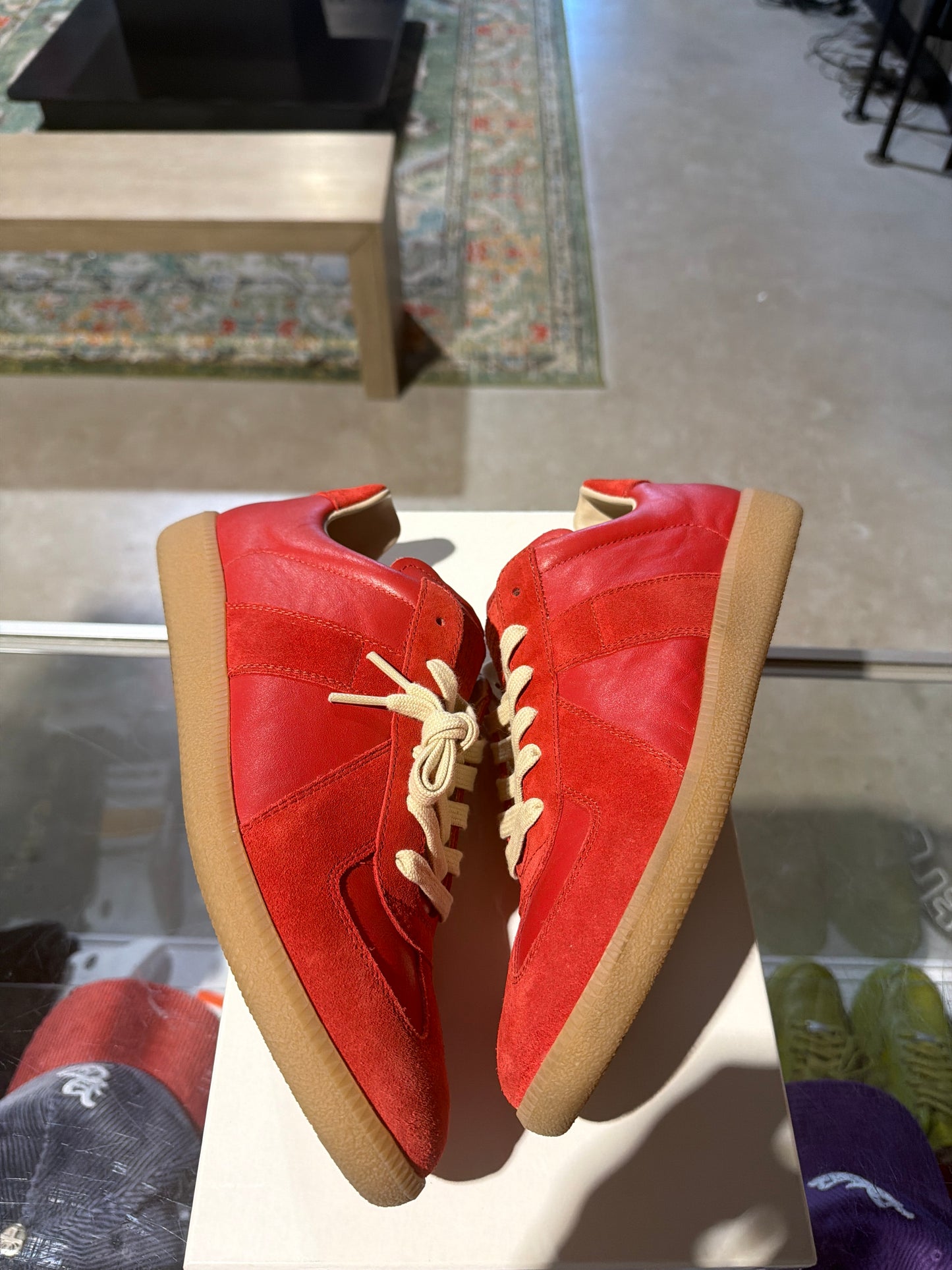 Margeila Gat Red/Gum Used Sz 10