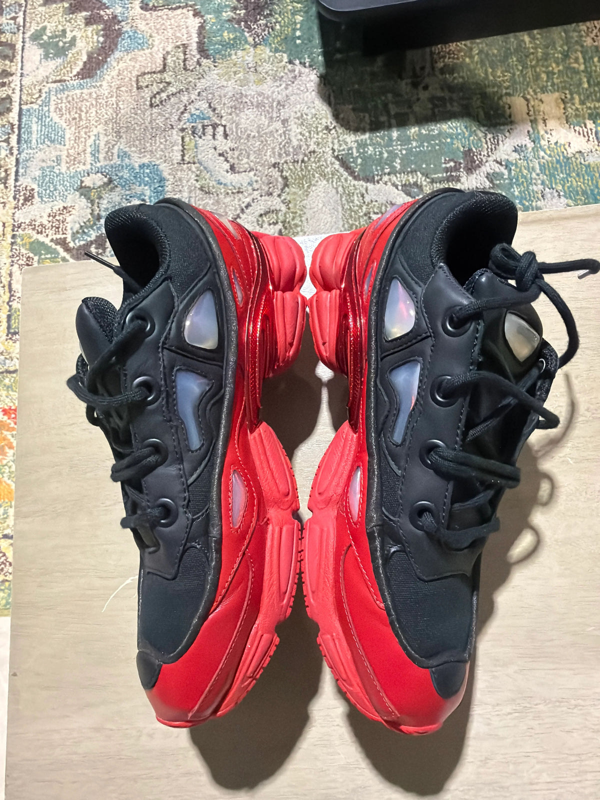 adidas Ozweego 3 Raf Simons Black Scarlet - Pre-Owned