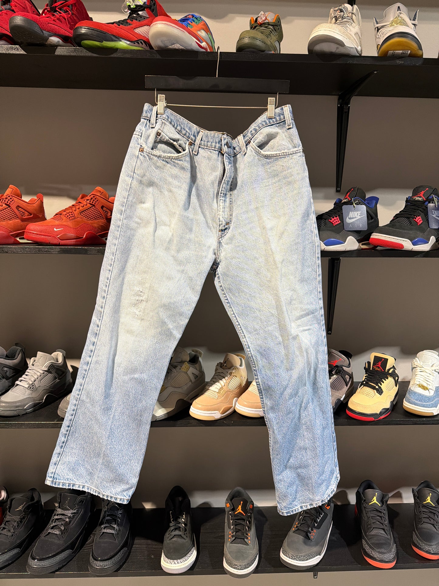 Vintage Orange Tab Levi 517 Jeans Light wash