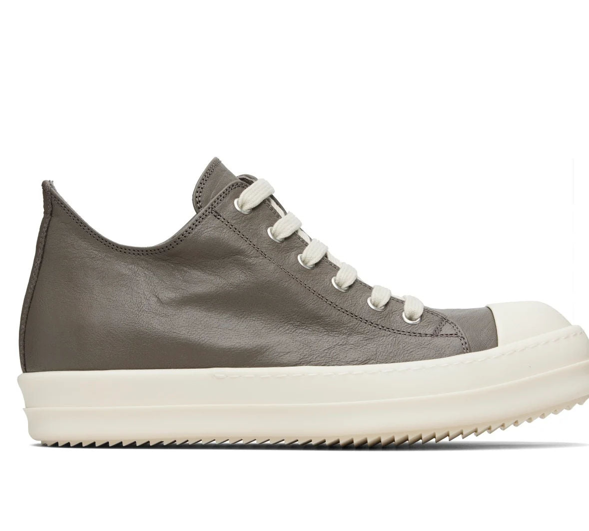 Rick Owens Ramones Grey Temple Sneakers