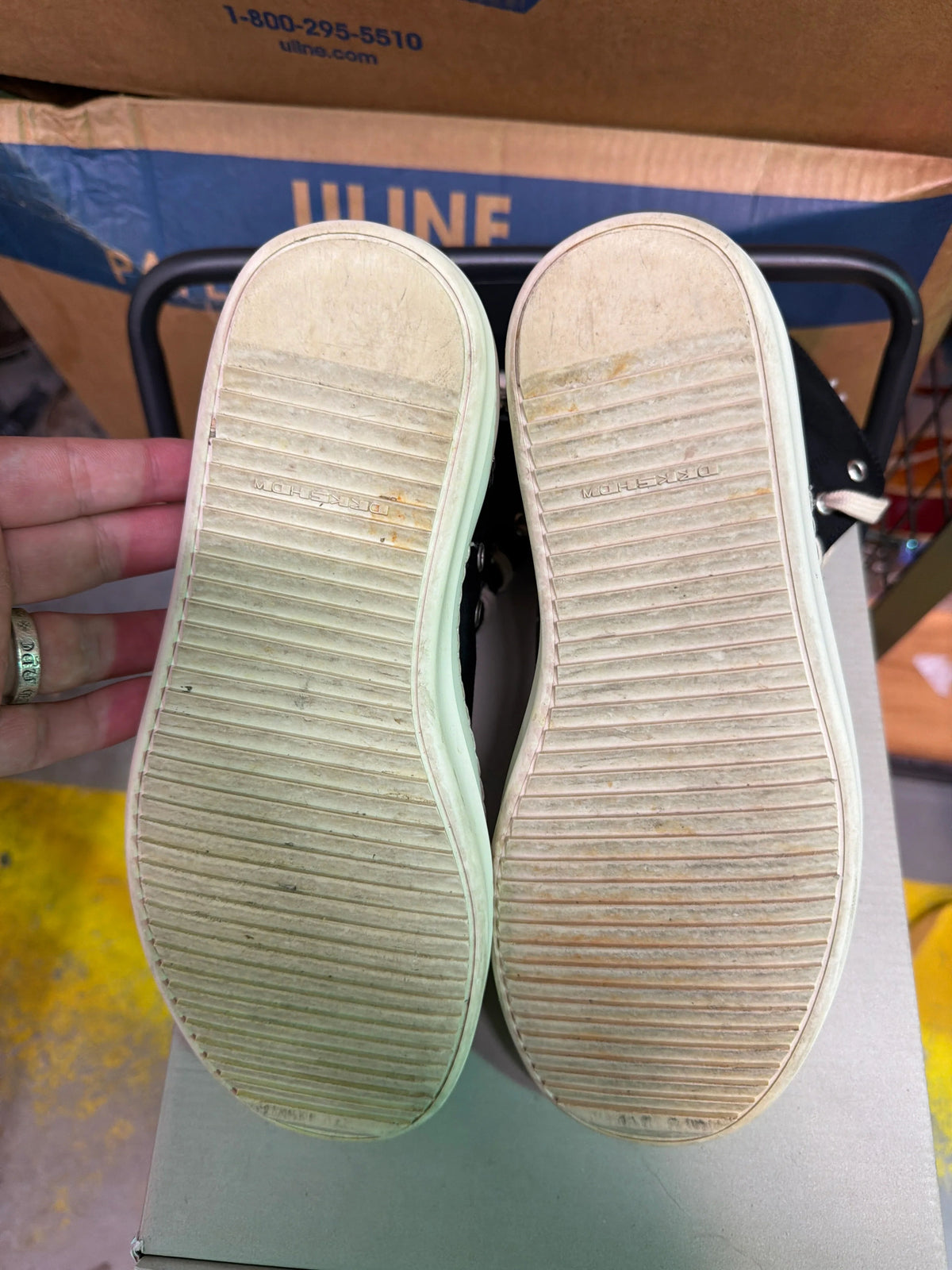 Rick Owen’s Ramone High Penta Used Sz 6 - Pre-Owned