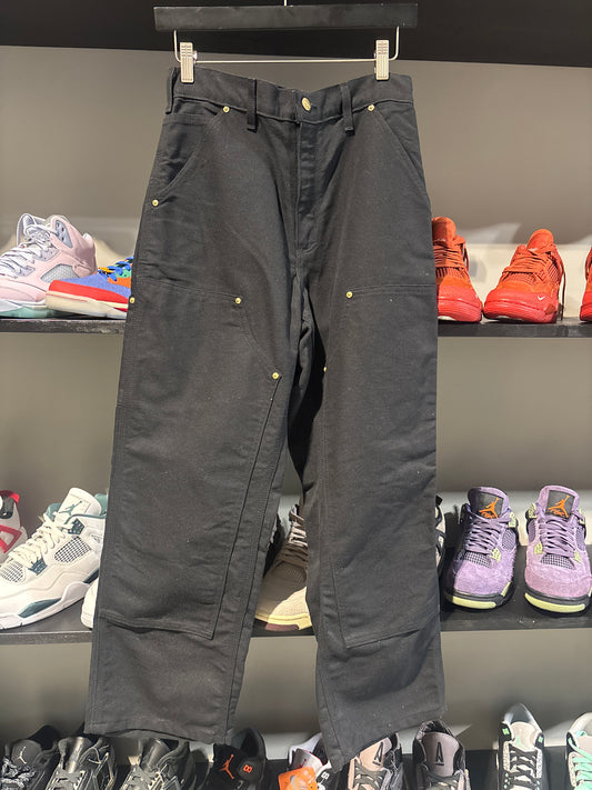 Black carhartt double knee pants 1