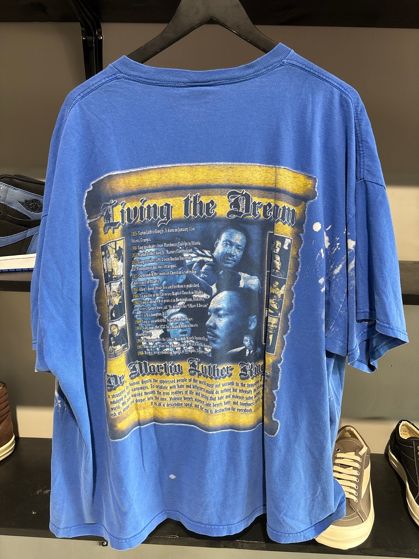 Vintage MLK Living The Dream Tee Sz XXL