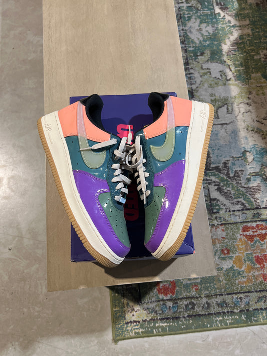 Undefeated x Air Force 1 Low Celestine Blue Used Sz 11