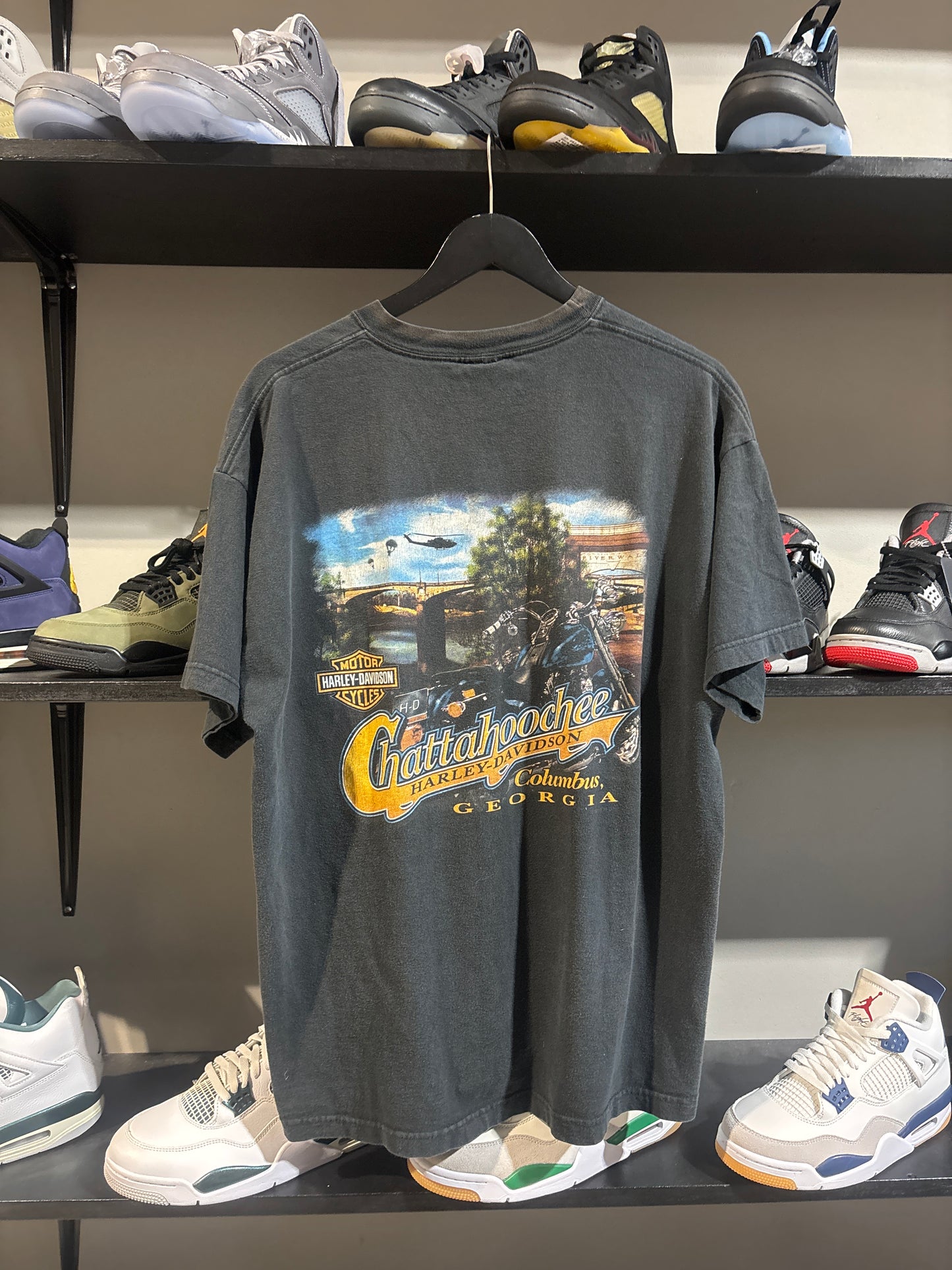Vintage Chatt Harley Tee 04 Sz XL