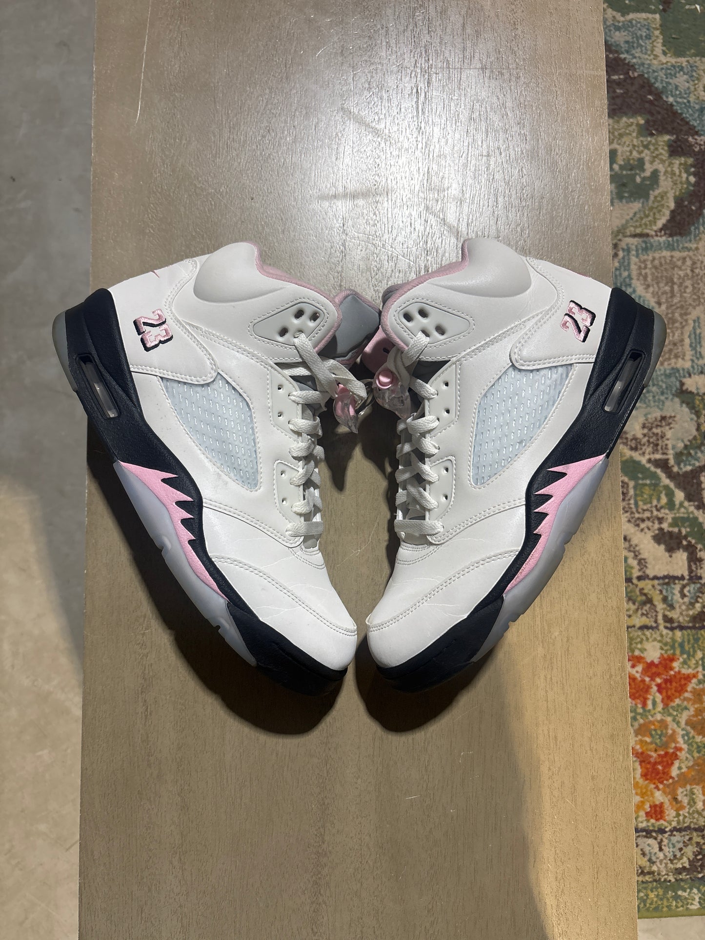 Jordan 5 Medium Soft Pink Used 9.5