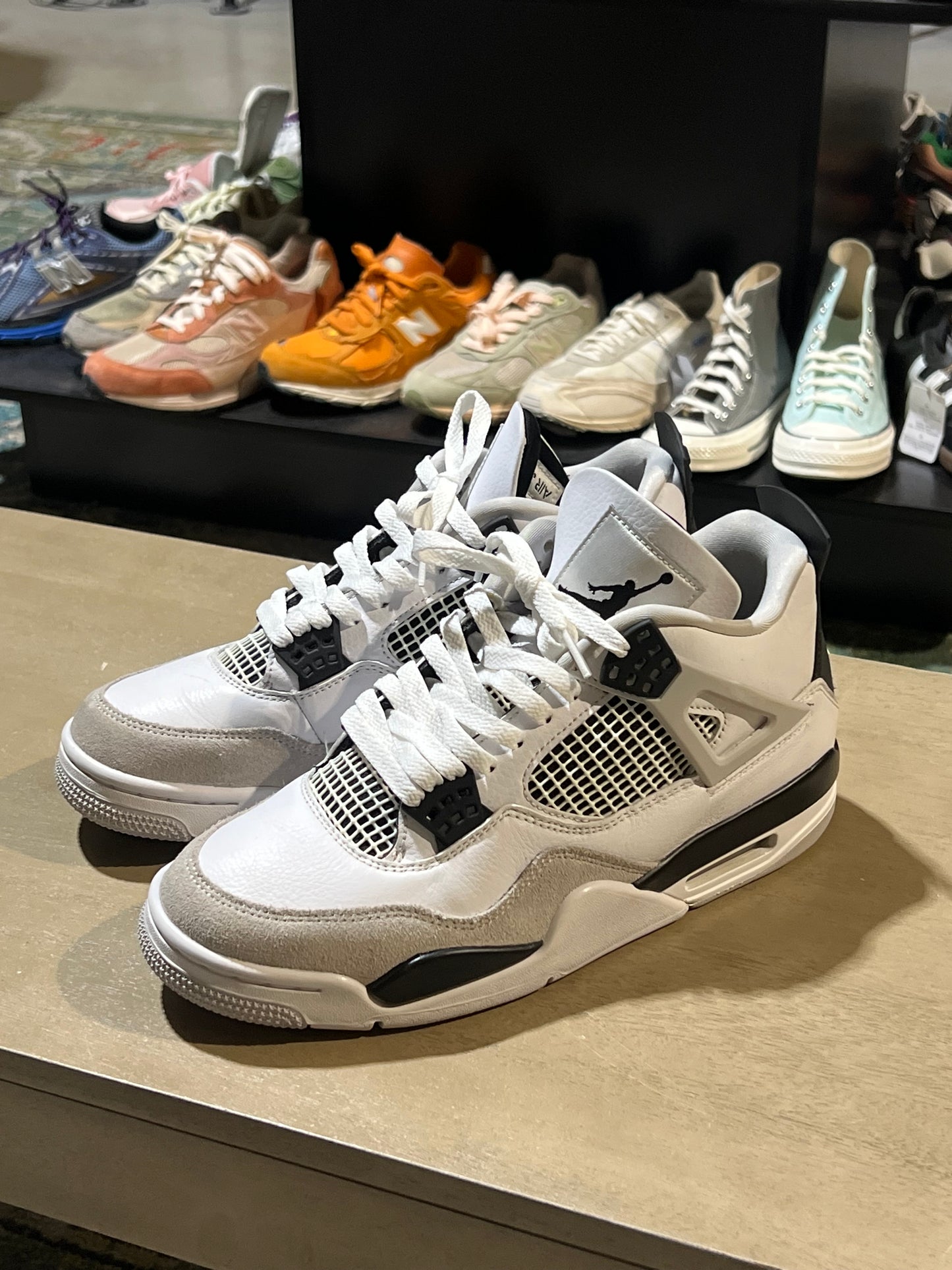 Jordan 4 Military Black Used Sz 9 NB