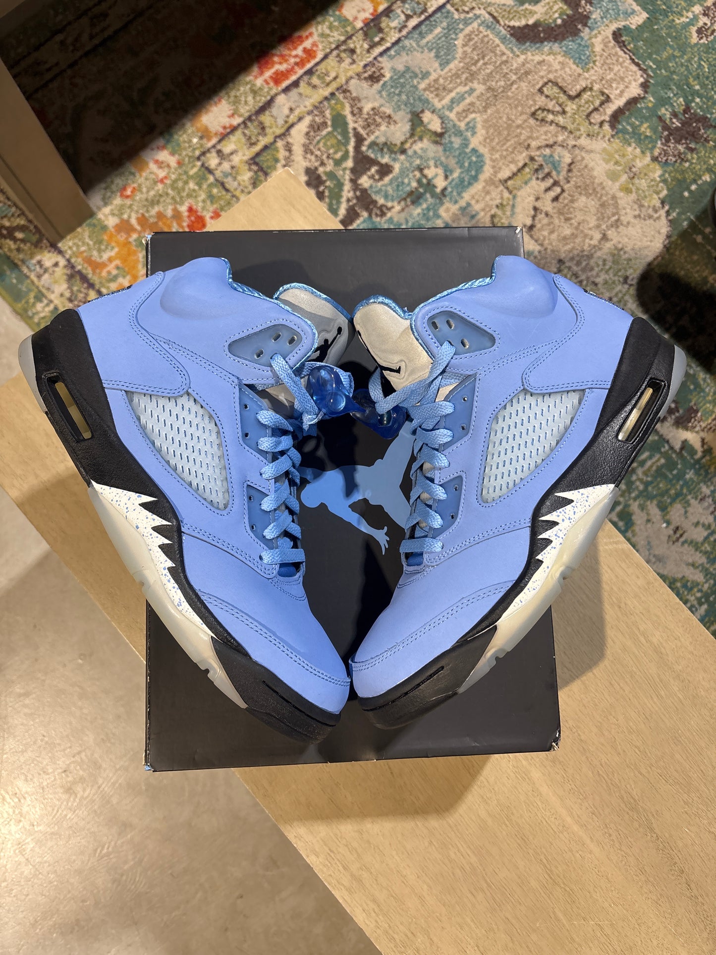 Jordan 5 Unc Blue Used Sz 11