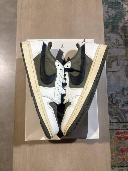 Jordan 1 Travis Scott Medium Olive Used Sz 8