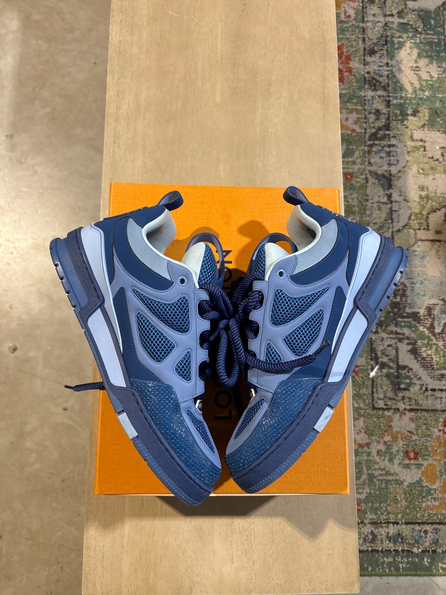 LV Skate Blue/Blue Used Sz 9