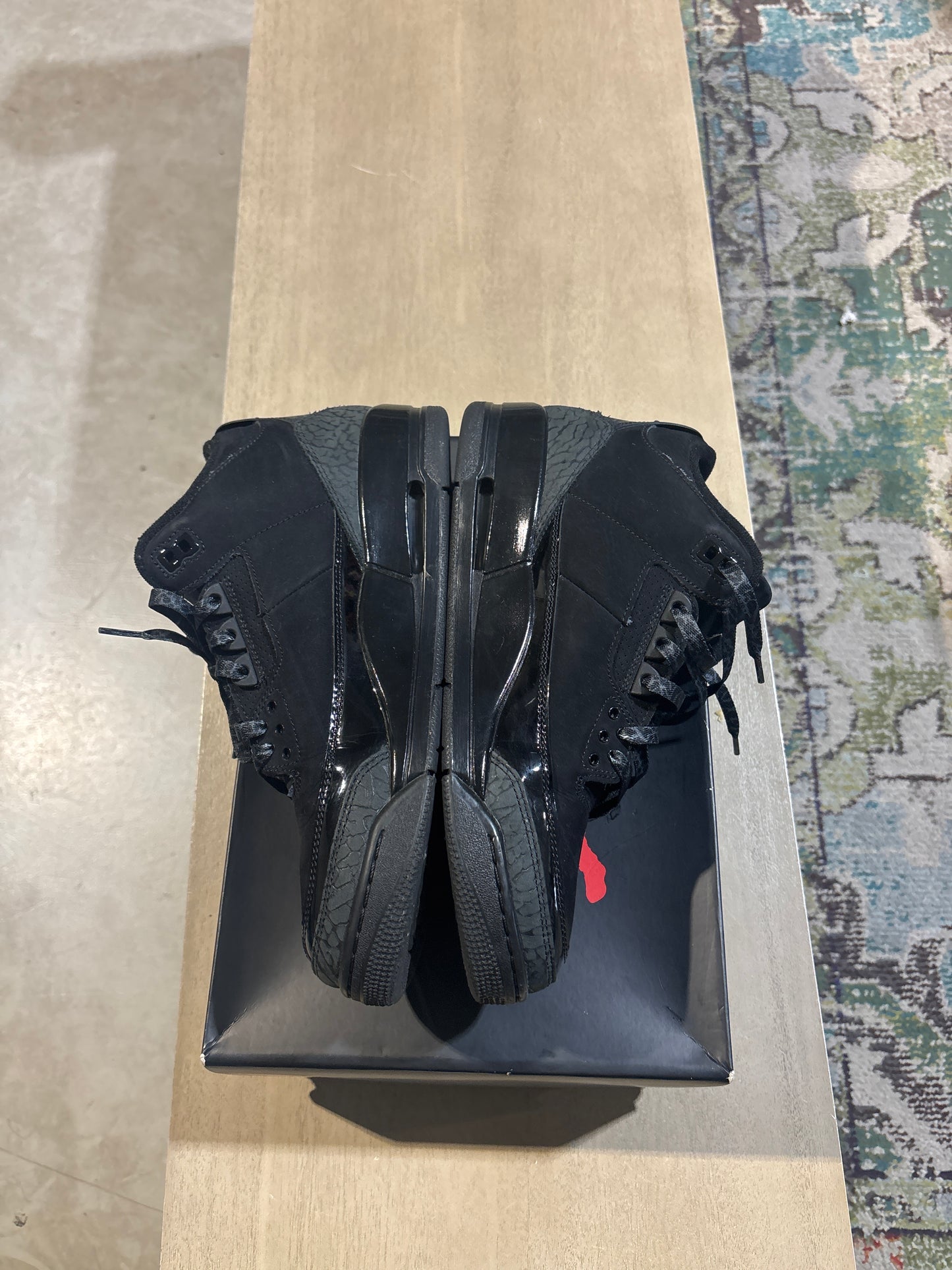 Jordan 3 Black Cat Sz 10 Used