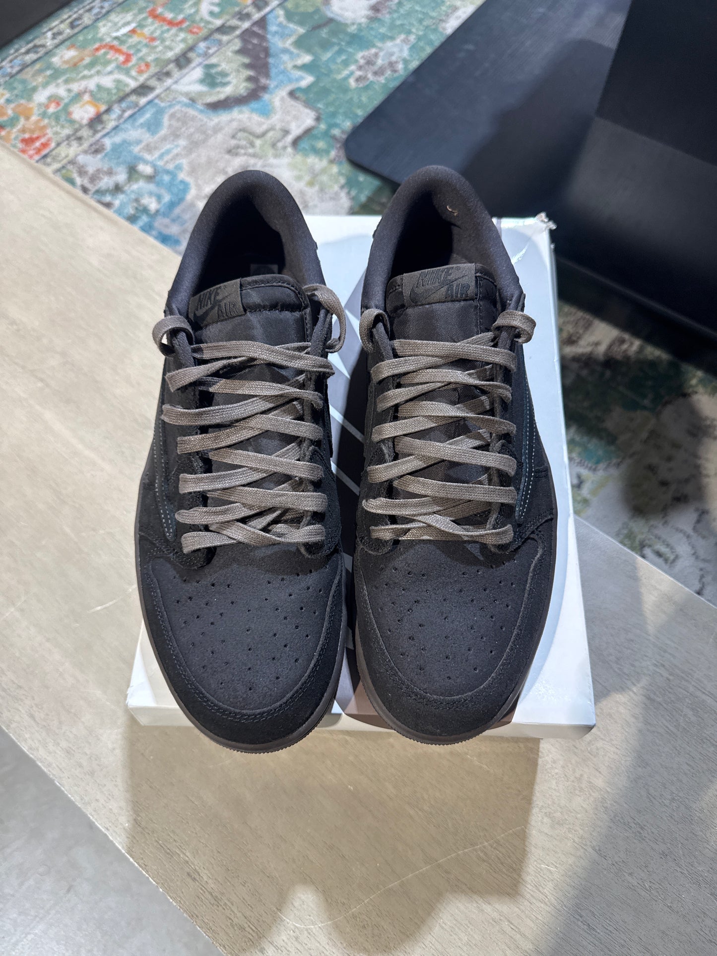 Jordan 1 Travis Scott Velvet Brown Used Sz 12
