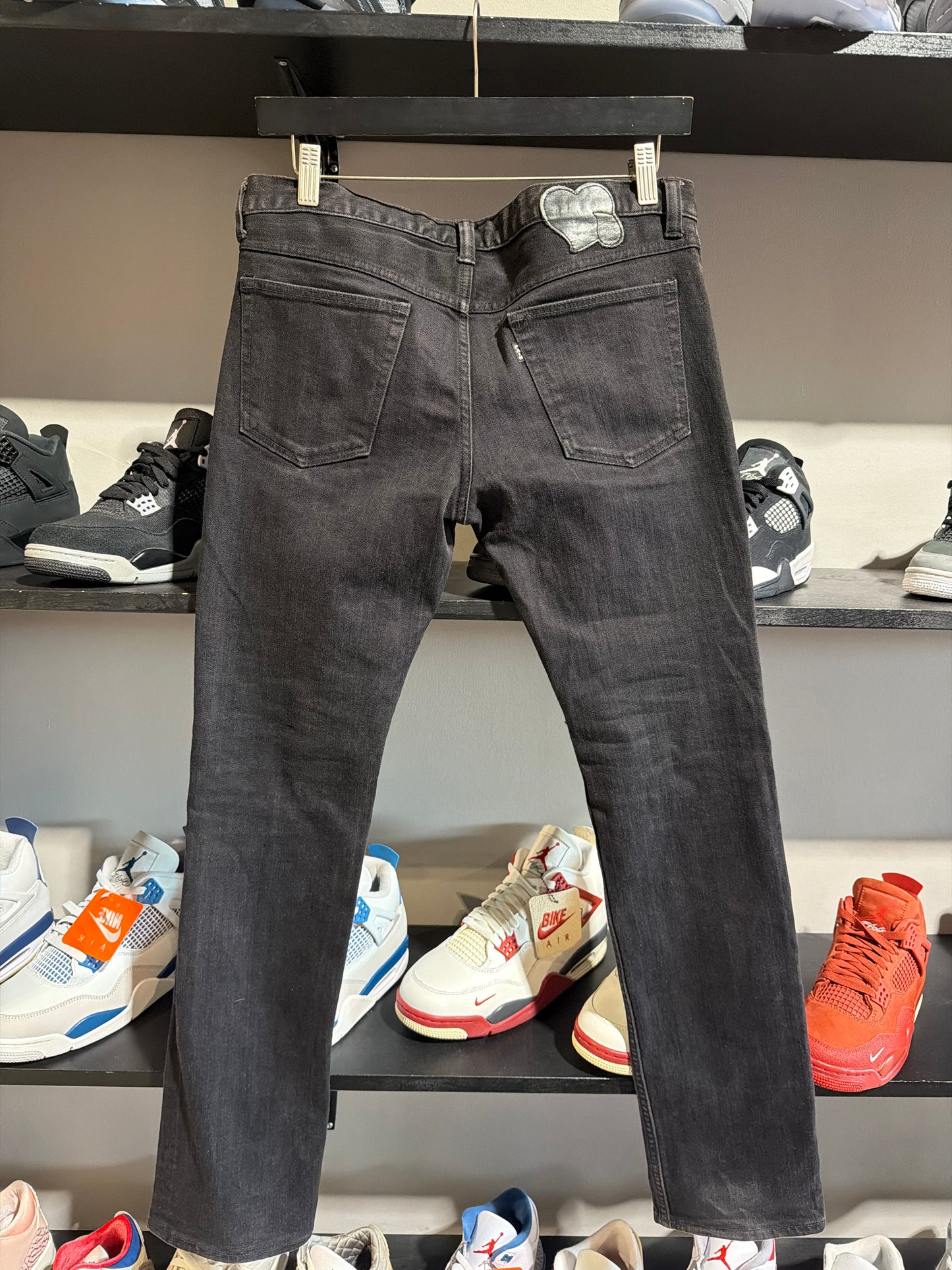 Number (N)ine Pain Black Skinny Jeans