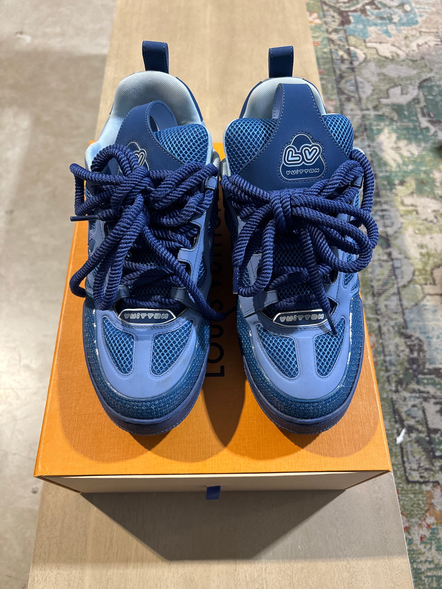 LV Skate Blue/Blue Used Sz 9