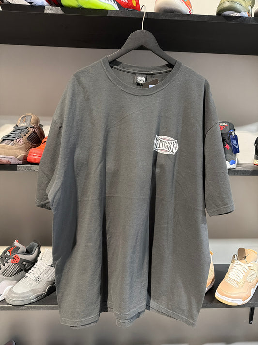 STUSSY CHAMPION OVAL TEE BLACK