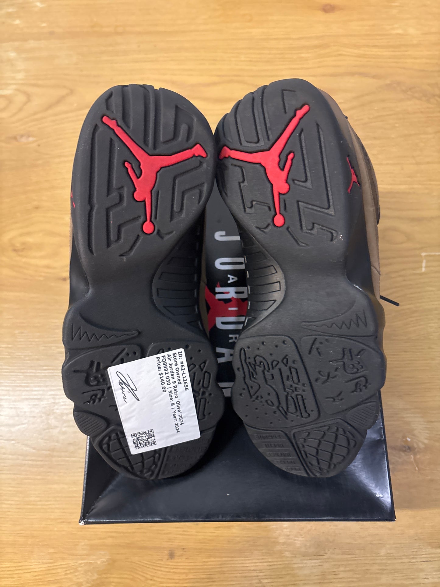 JORDAN 9 OLIVE 2024 Used Sz 8