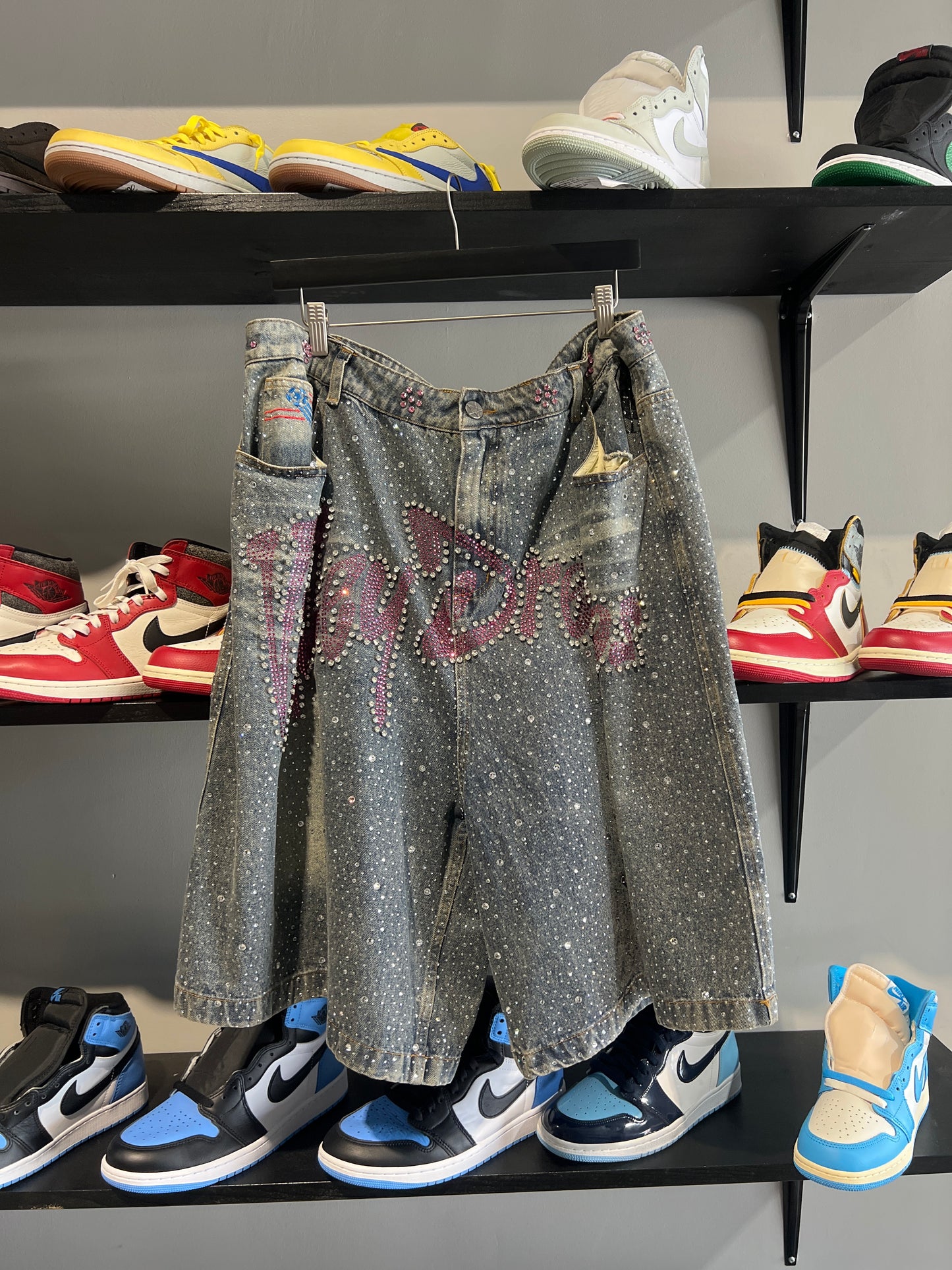 vale iced out jorts