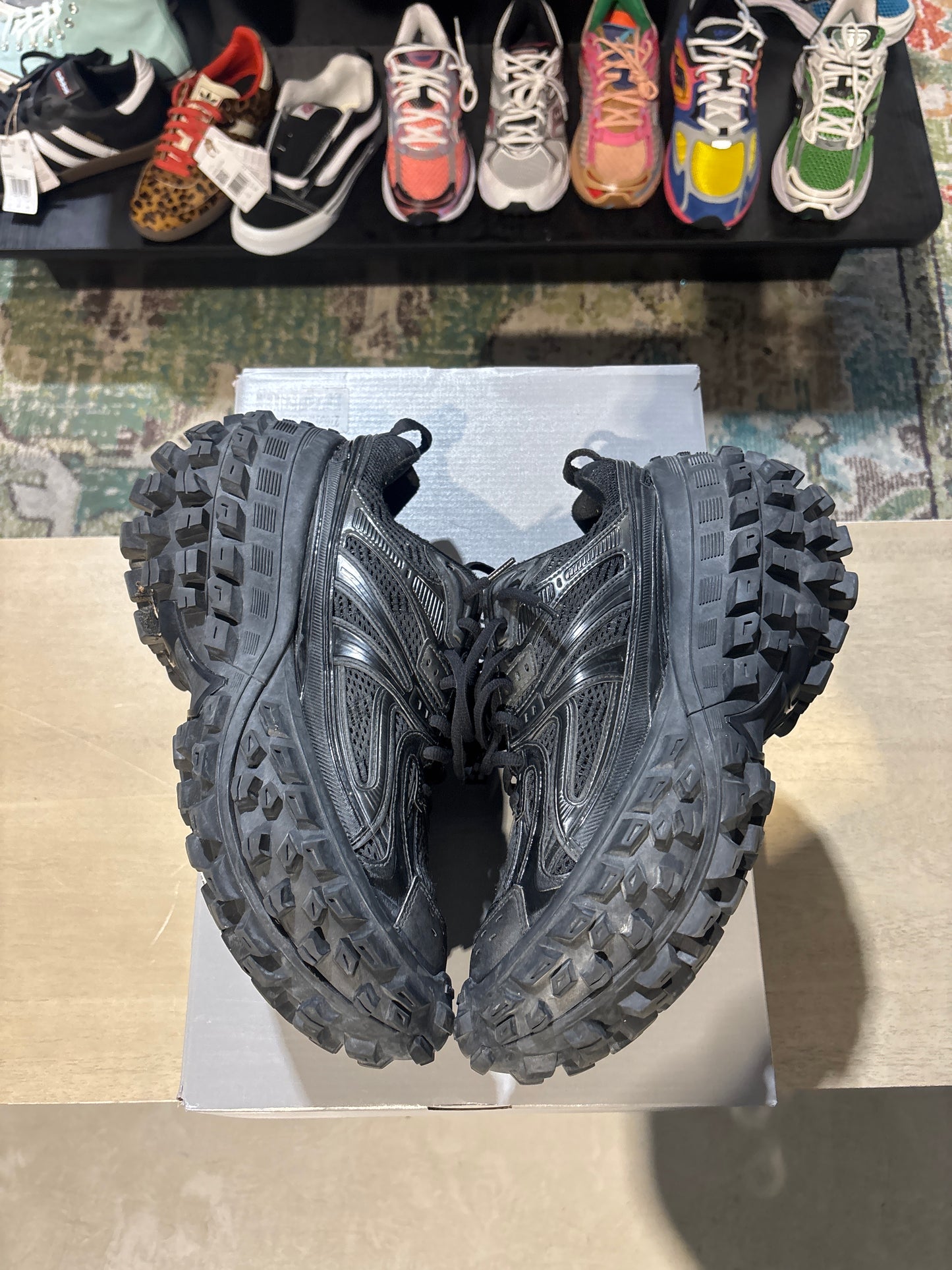 Balenciaga Defender Sneaker Black Used Sz 8
