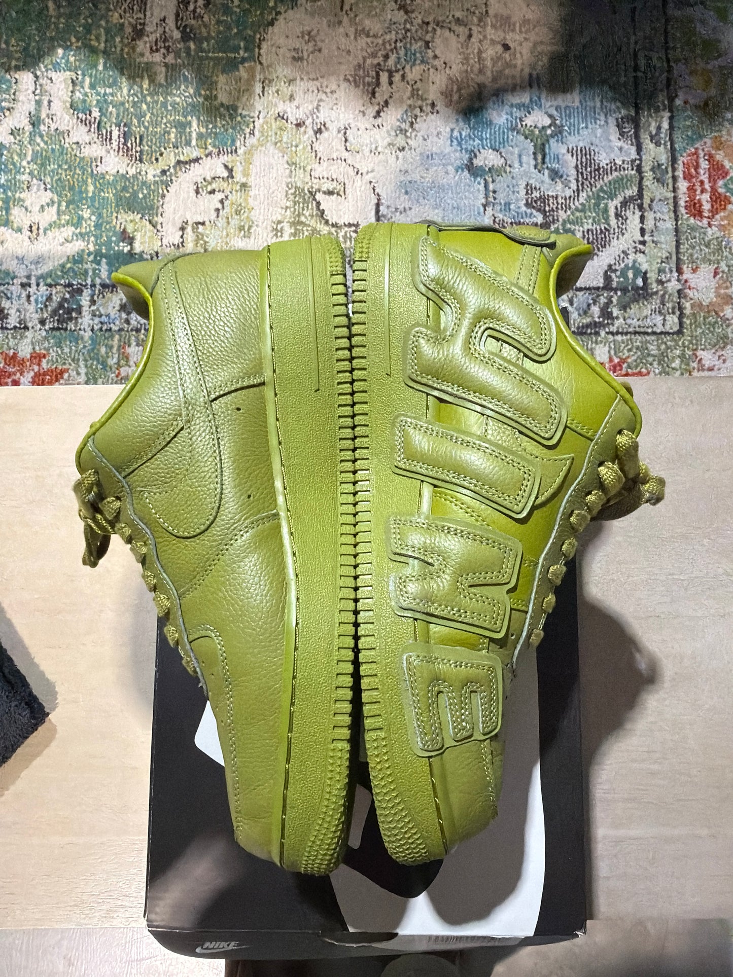 nike af1 cpfm moss used sz 9.5