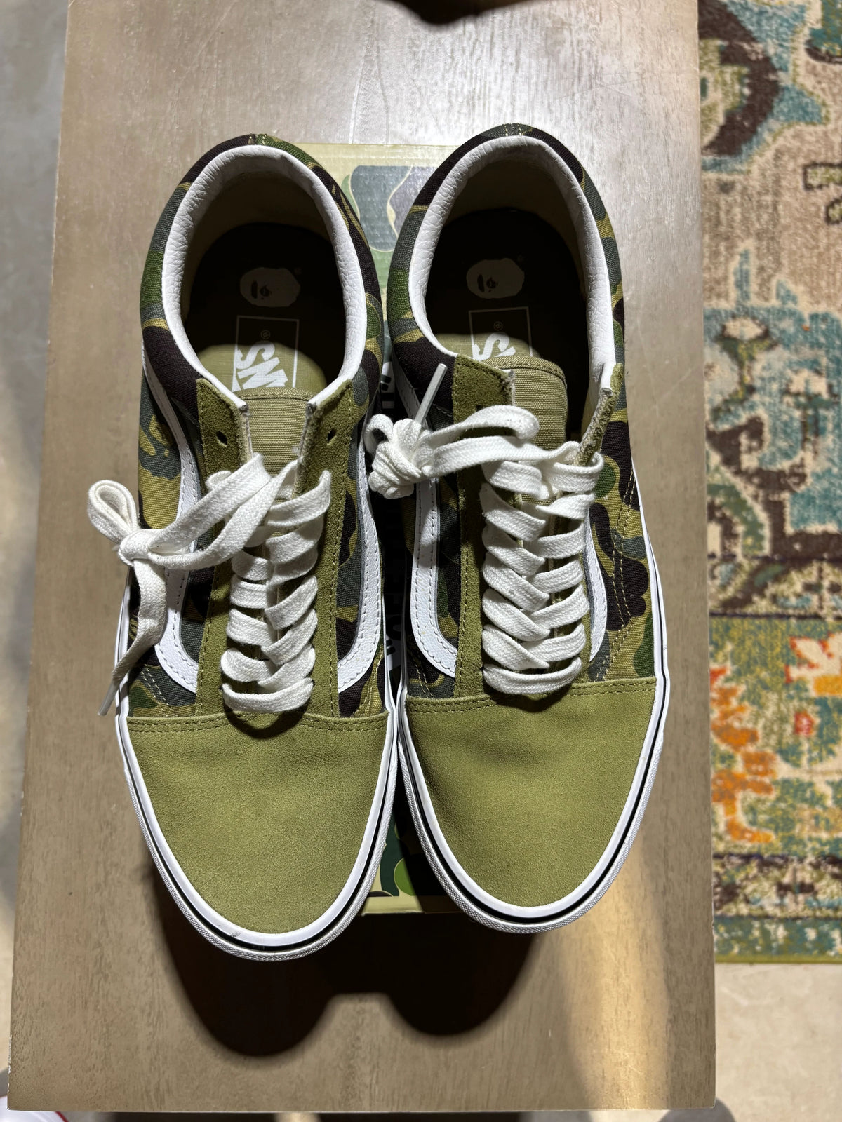 Bape Vans Old Skool Used Sz 10.5 - Pre-Owned