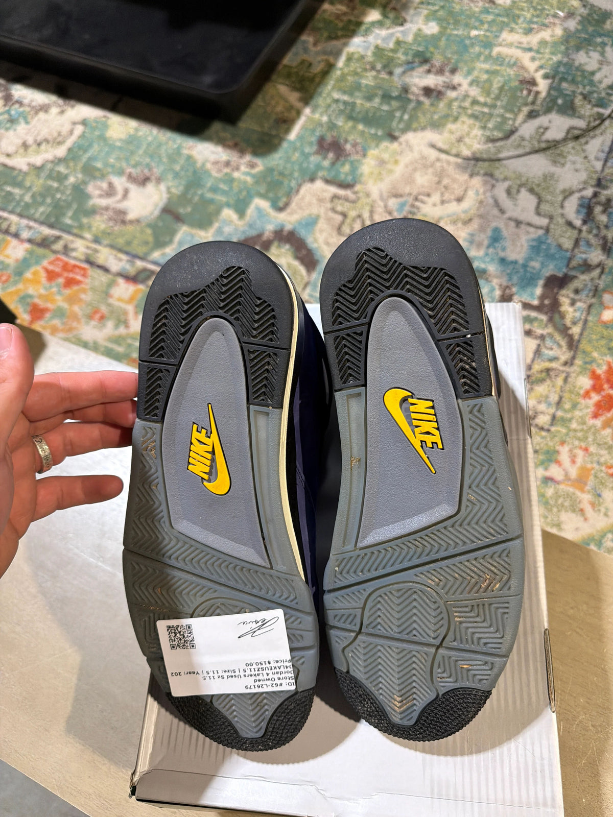Jordan 4 Retro Lakers - Pre-Owned