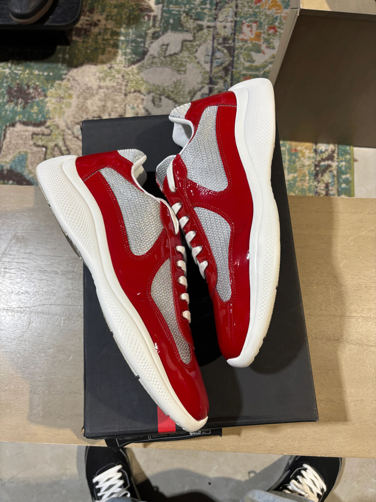 Prada Cup Red Used Sz 10 - Pre-Owned