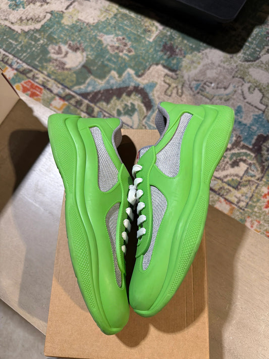 Prada Cup Rubber Green Apple Used Sz 10 Rb - Pre-Owned