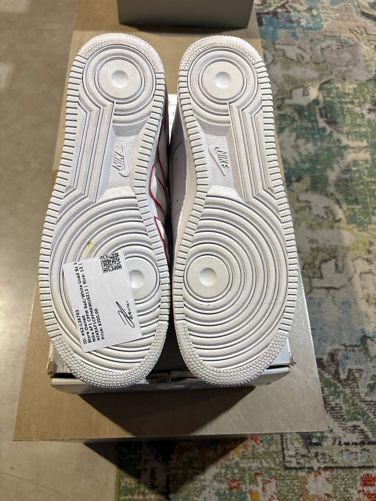 Nike Air Force 1 Low Cactus Plant Flea Market Red/White - Pre-Owned