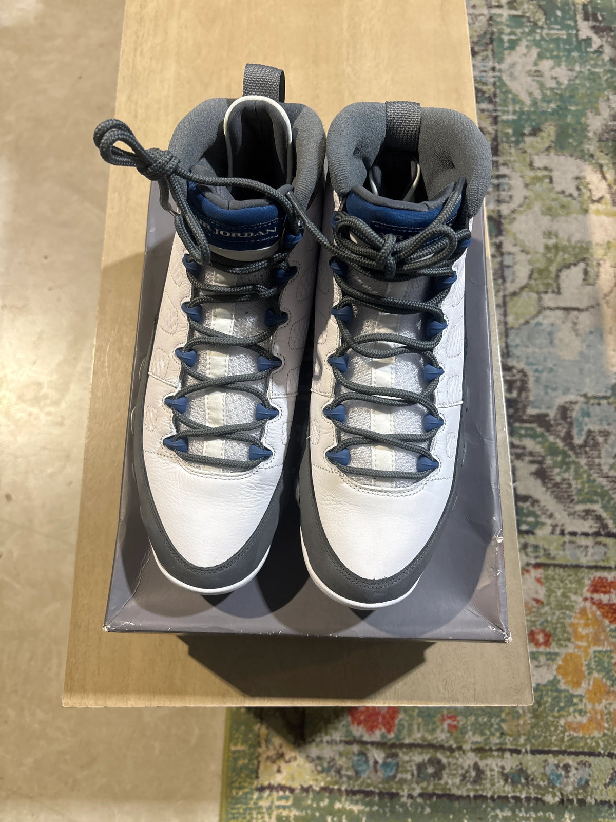 Jordan 9 Retro Flint Grey French Blue (2026) - Pre-Owned