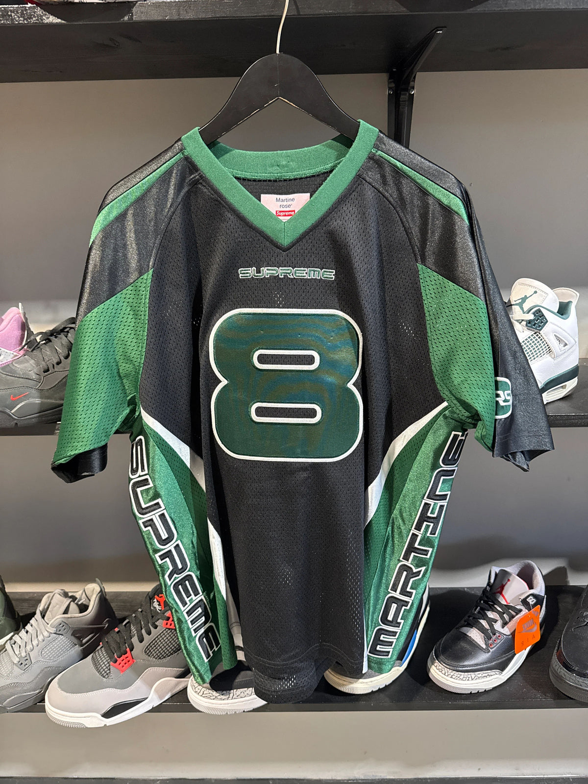 Supreme Martine Rose Jersey Black/Green - Pre-Owned