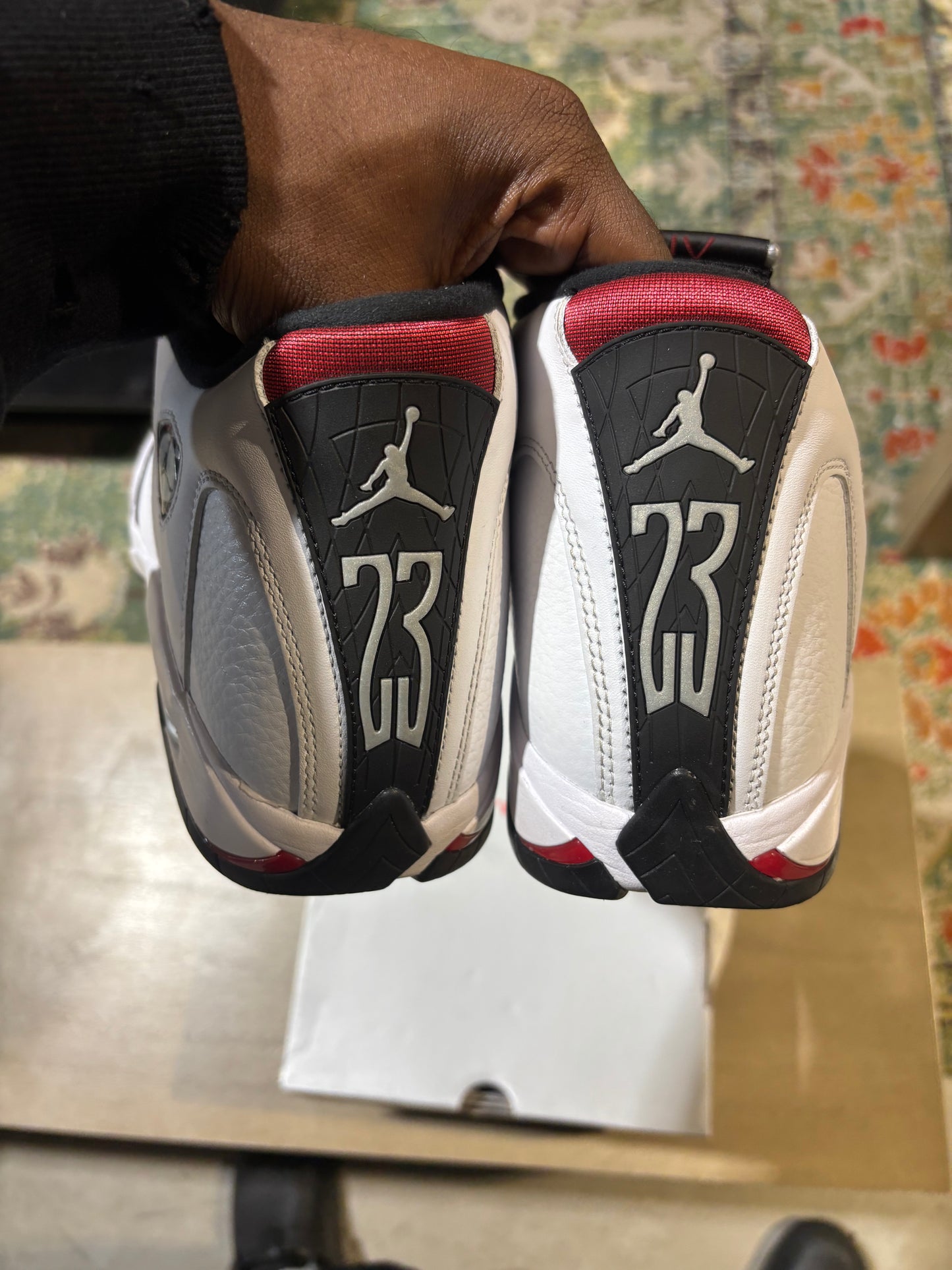 Jordan 14 Black Toe Used Sz 10.5