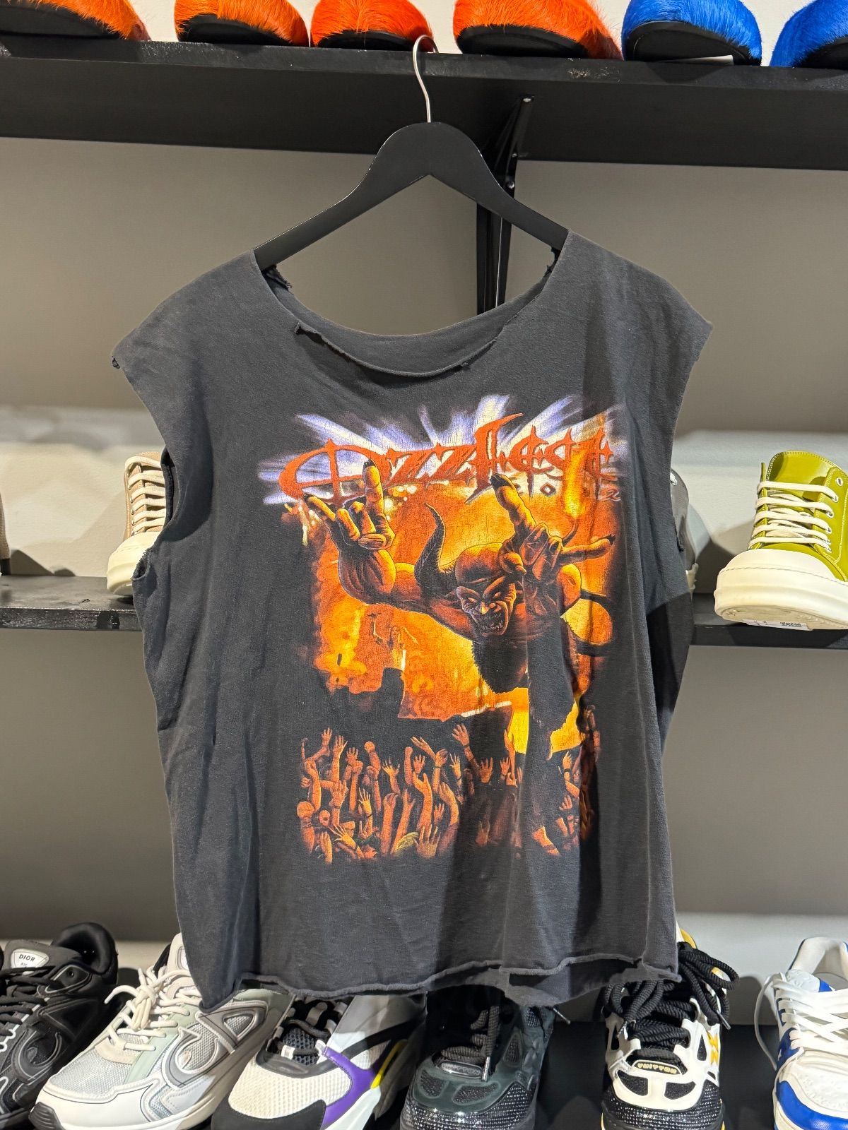 Vintage Ozzfest Cutoff Tee 02' Black - Vintage