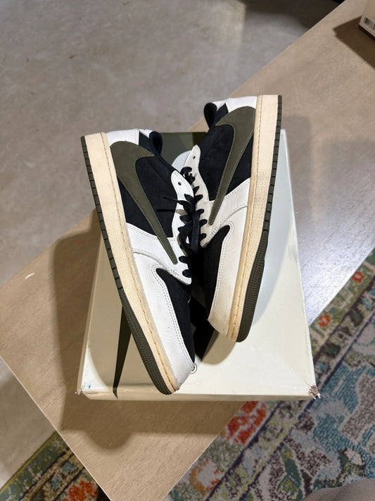Jordan 1 Retro Low OG SP Travis Scott Olive (Women's) - Pre-Owned