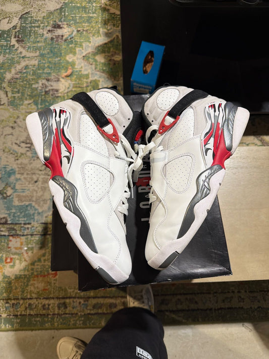 Jordan 8 Retro White True Red (2025) - Pre-Owned