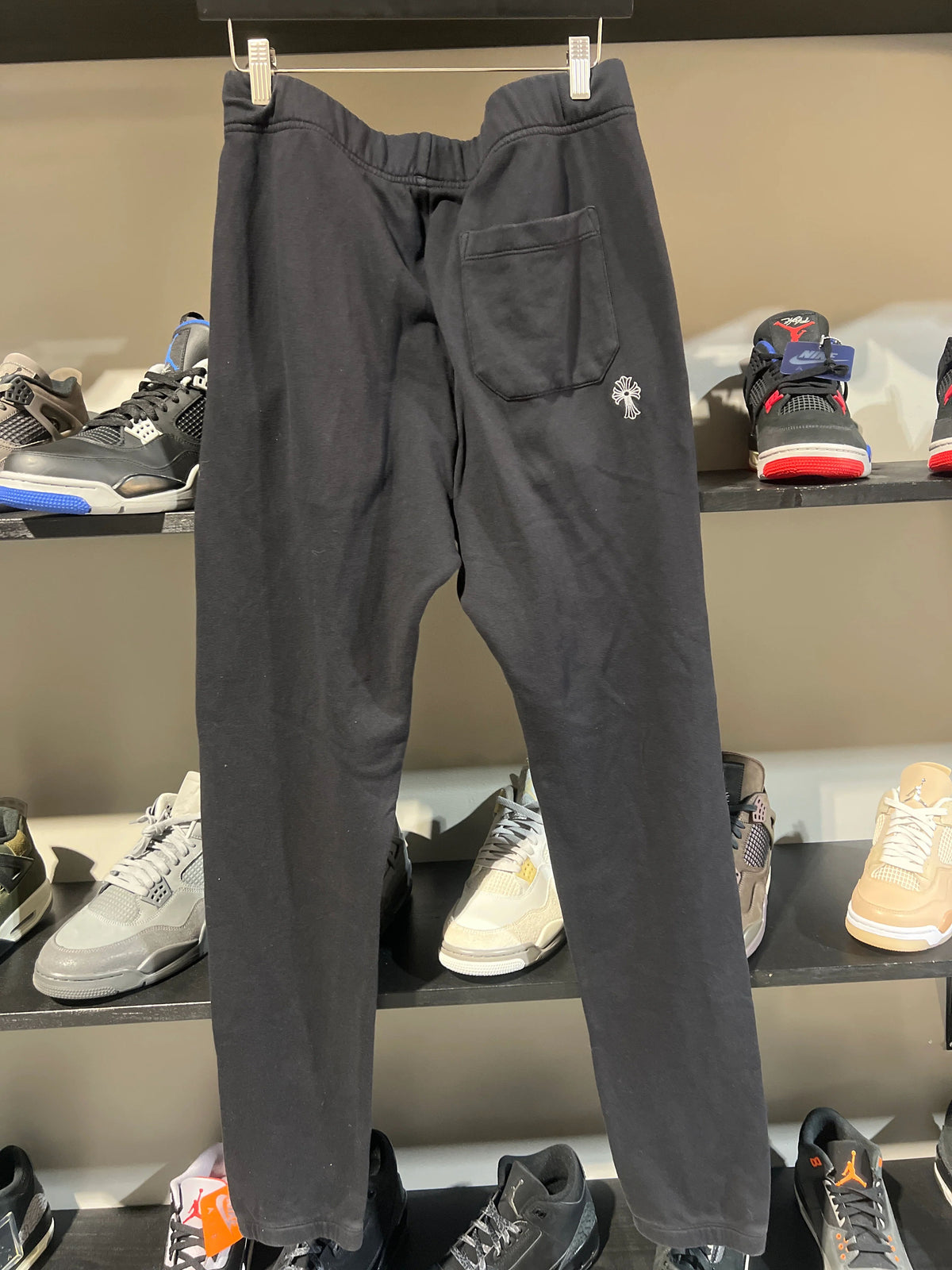 Chrome Hearts Y Not Sweatpants Black White - Pre-Owned