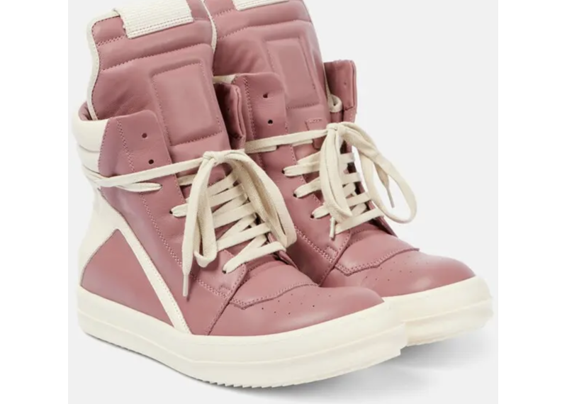 Rick Owens geobasket cardinal