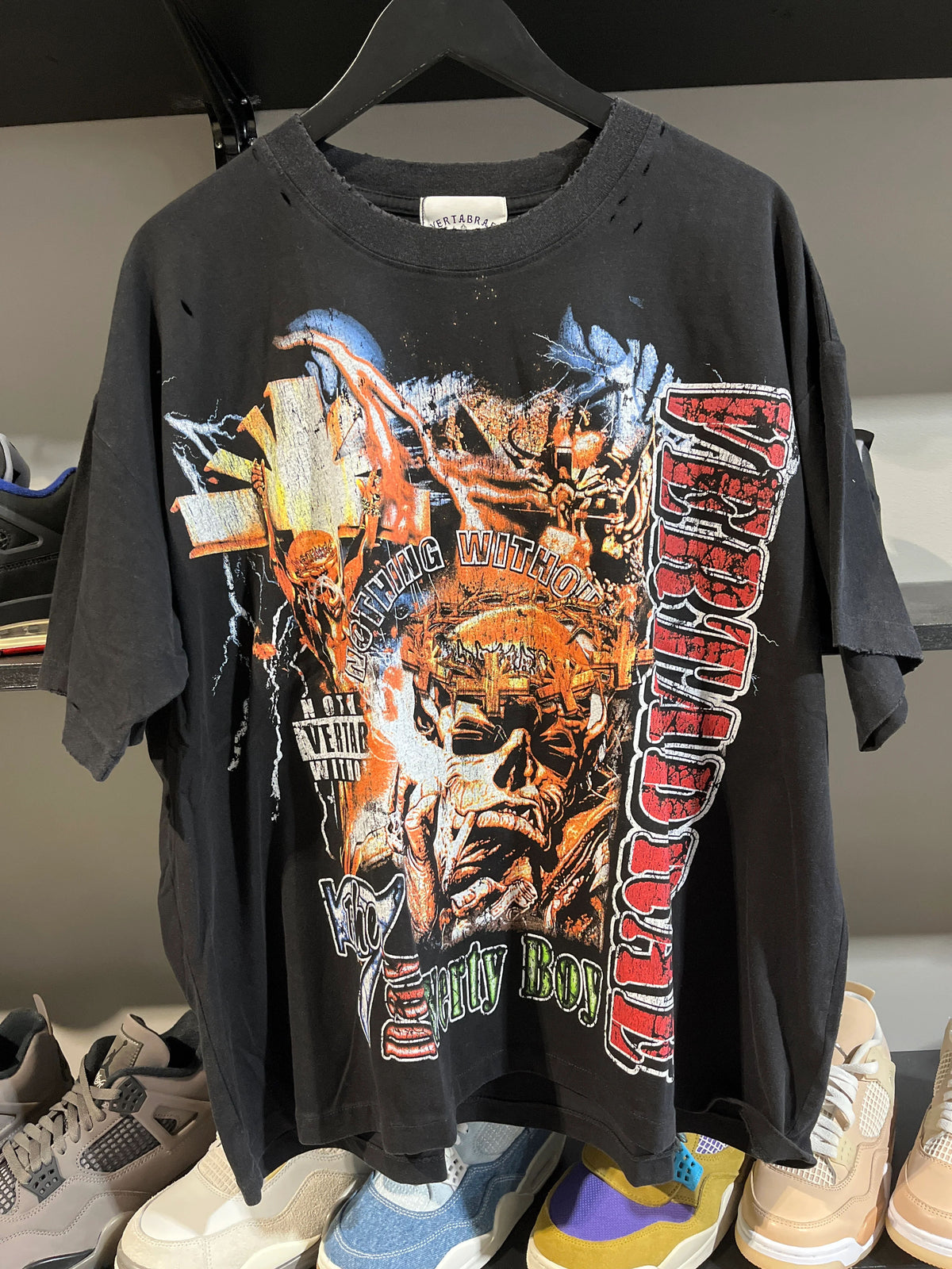 Vertabrae Rap Tee Black 2