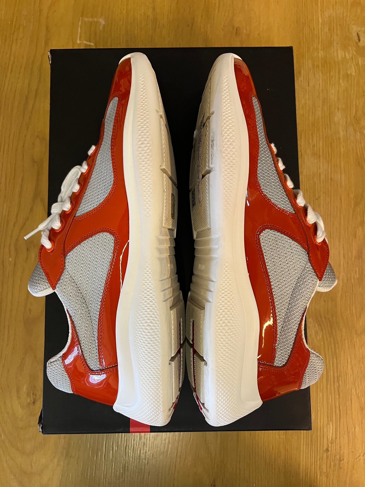 Prada Americas Cup Orange Silver Used