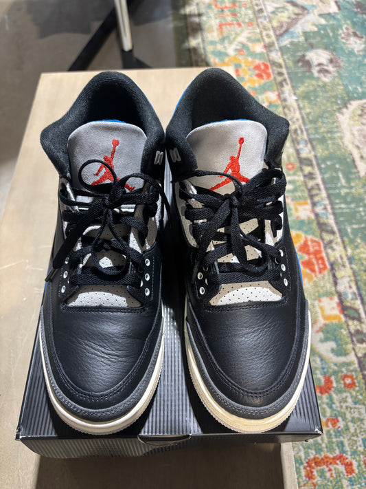 AIR JORDAN 3 rare air used sz 9.5