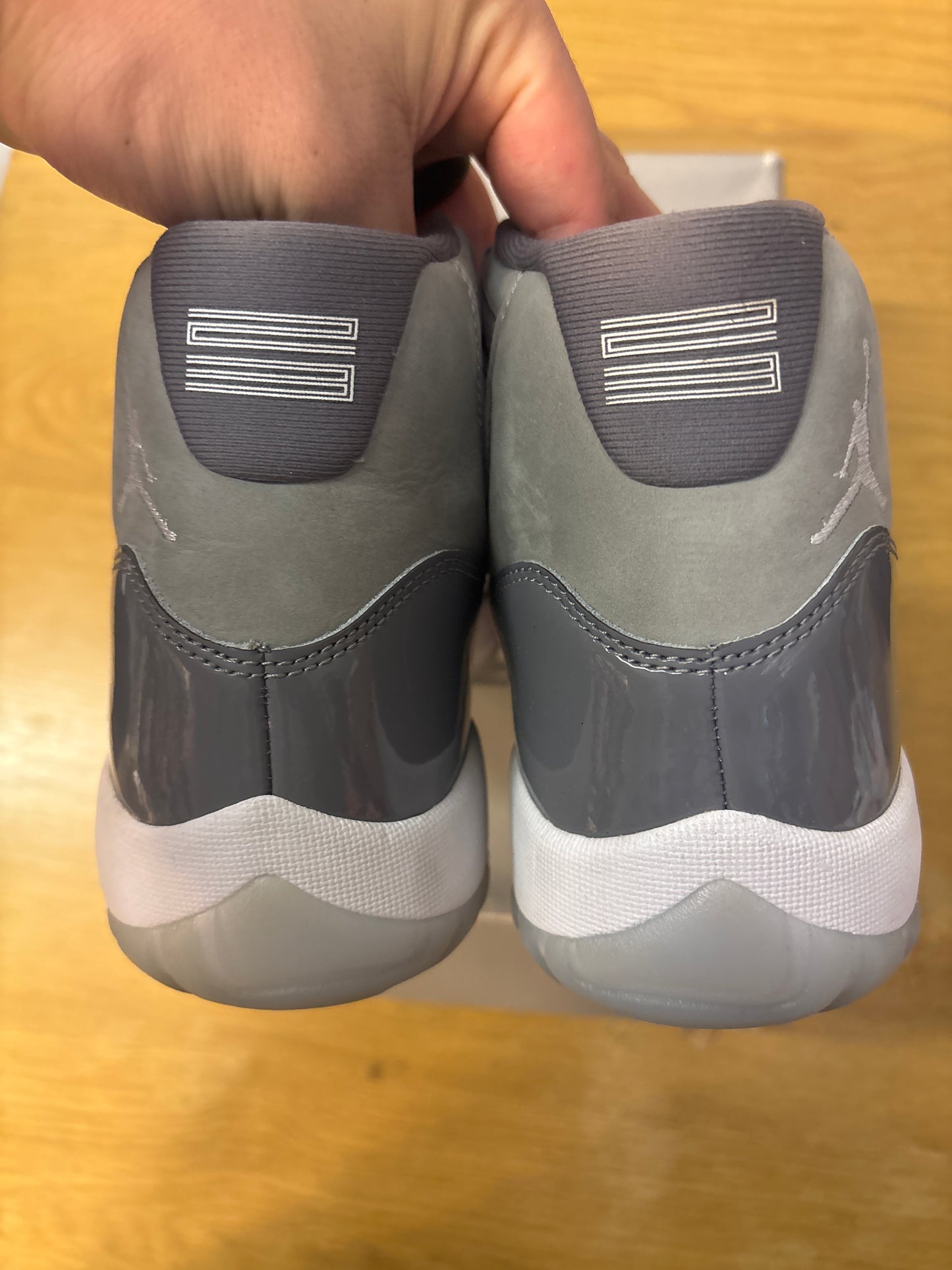 JORDAN 11 COOL GREY 2021Used Sz 8.5 (2)