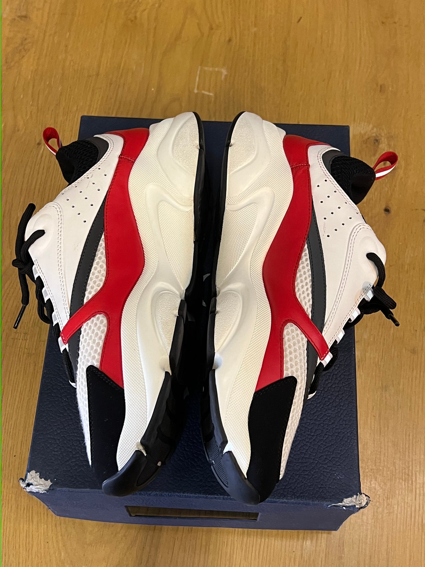 Dior B22 Used White/Red Sz 12