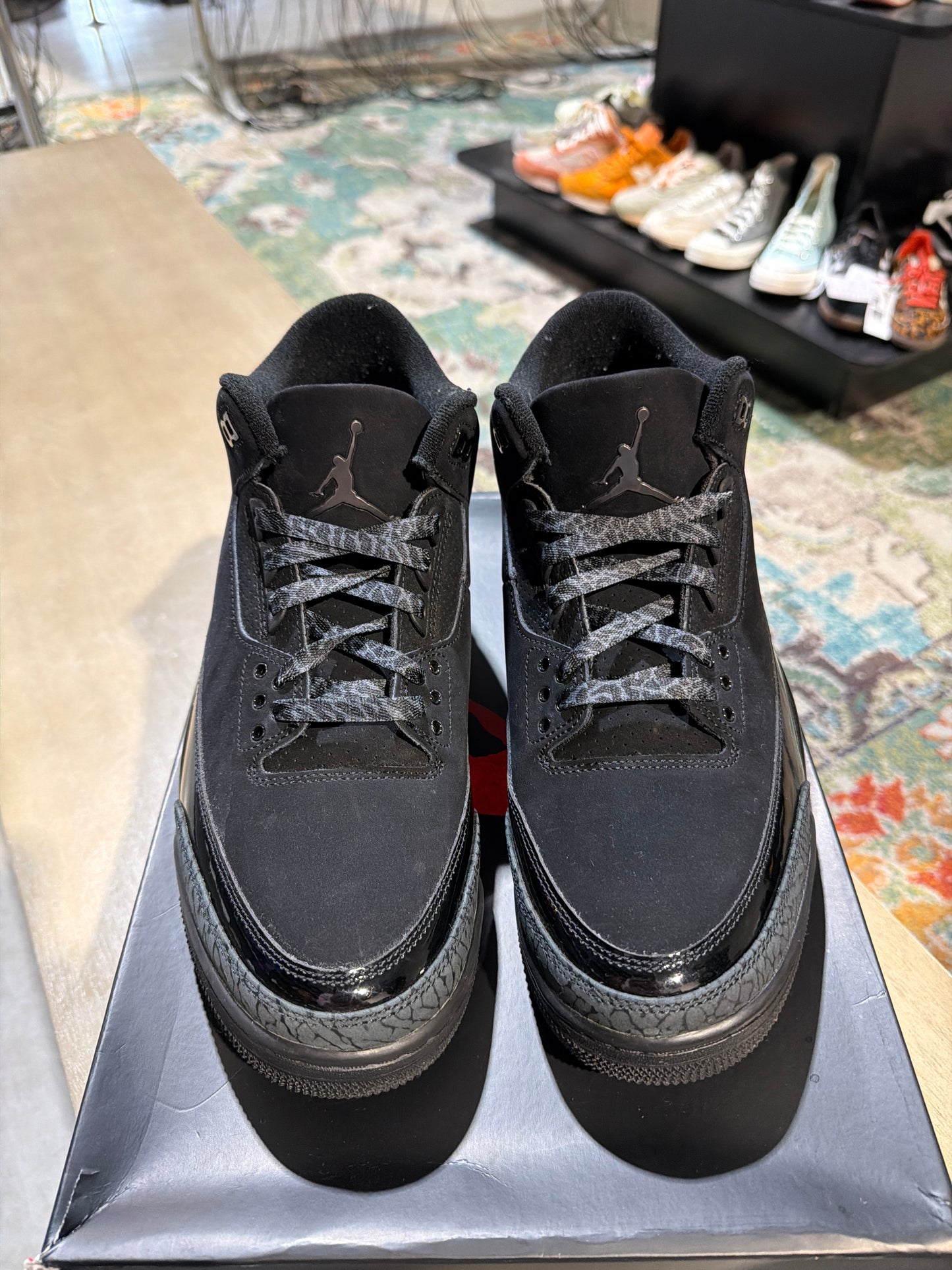 Jordan 3 black cat used sz 11