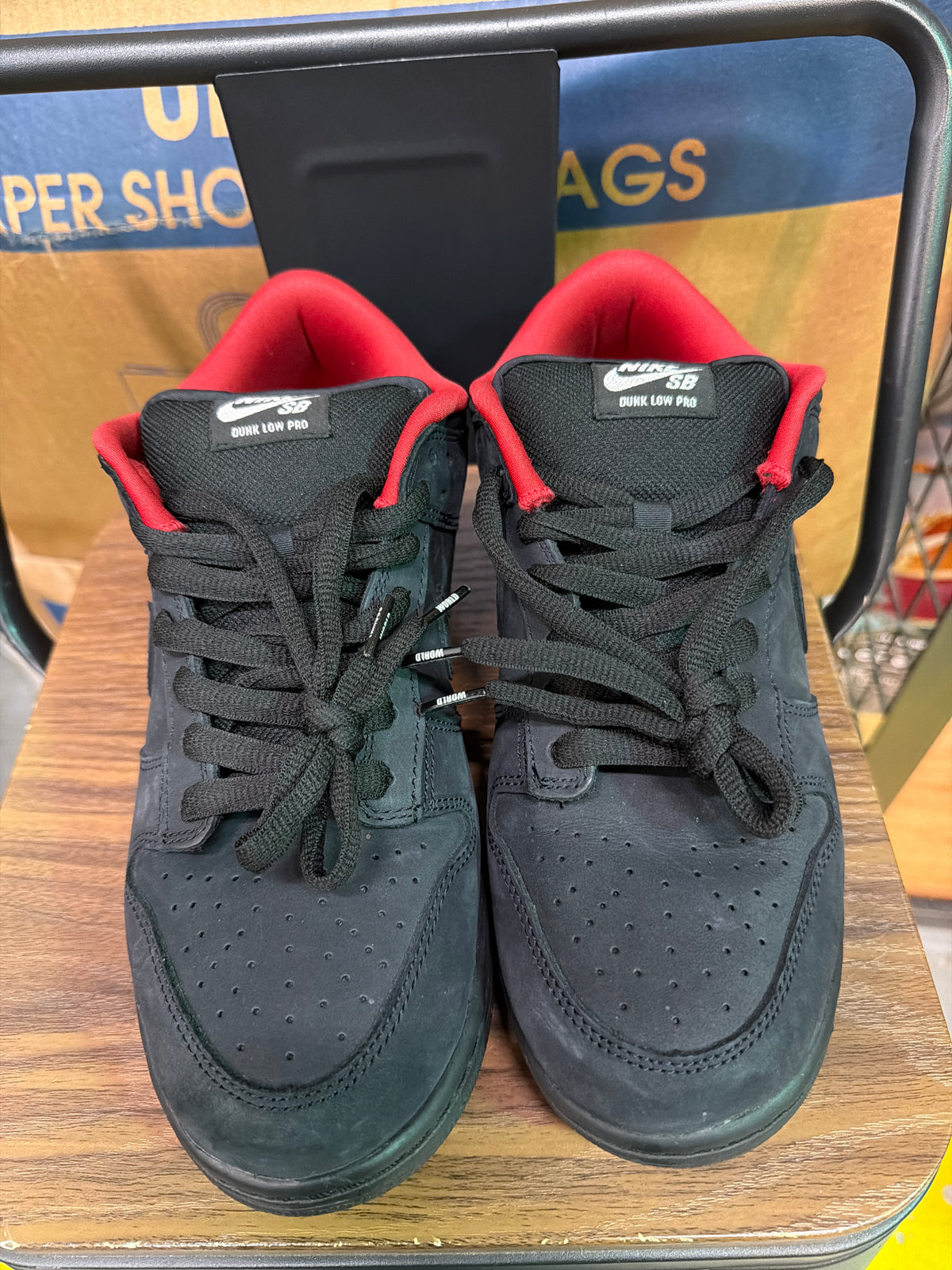 Nike Supreme SB Low 94 Black Sz 10 NB