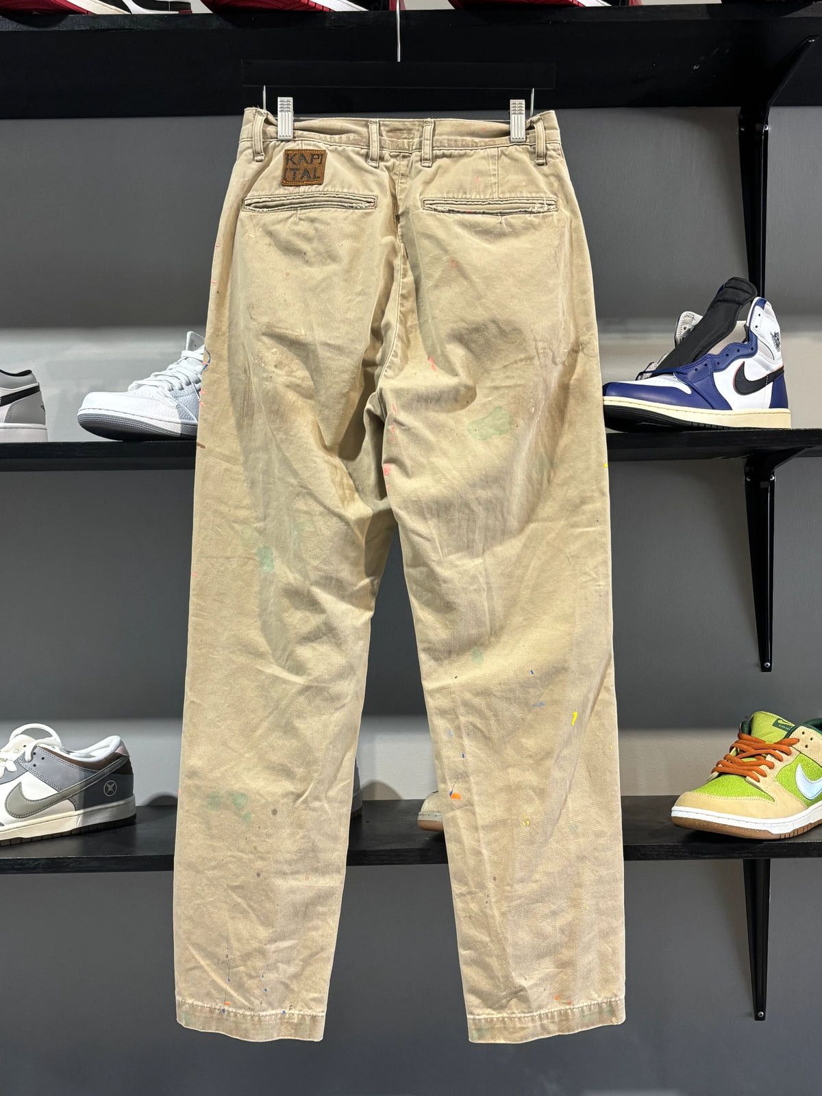 Kapital Paint Splatter Khaki Pants - Pre-Owned