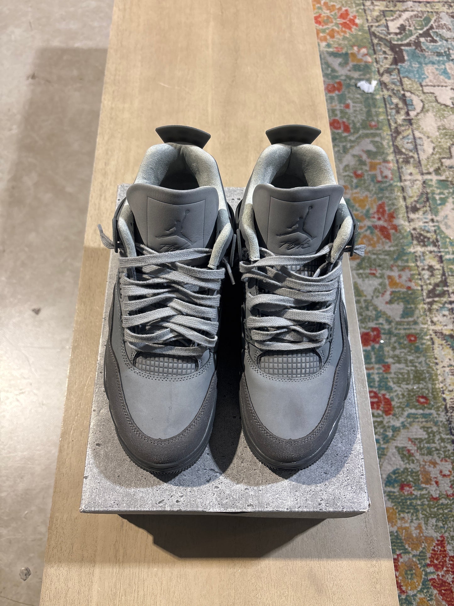 Jordan 4 Wet Cement Used Sz 9.5
