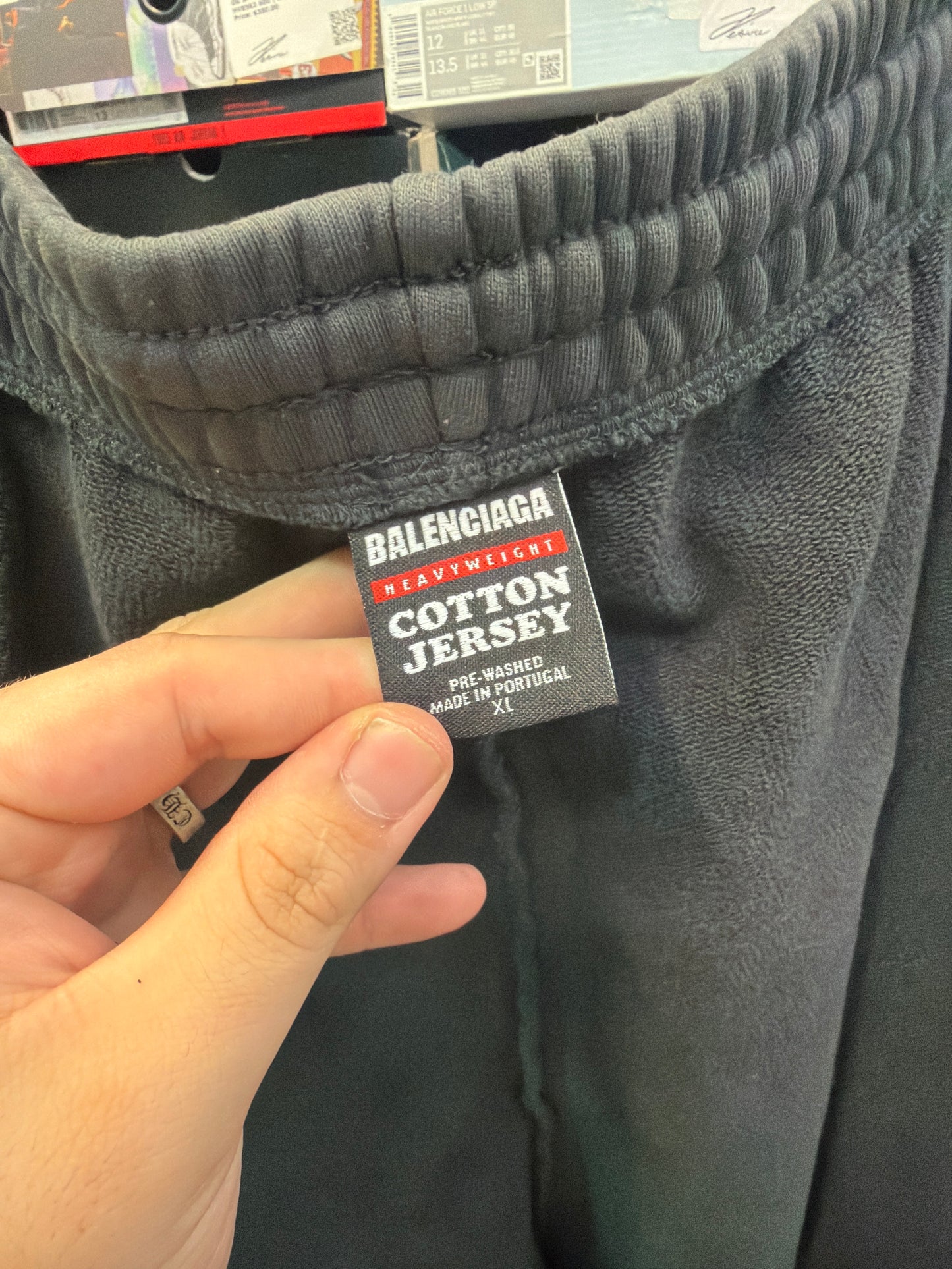 Balenciaga Inside Out Black/White Baggy Sweats