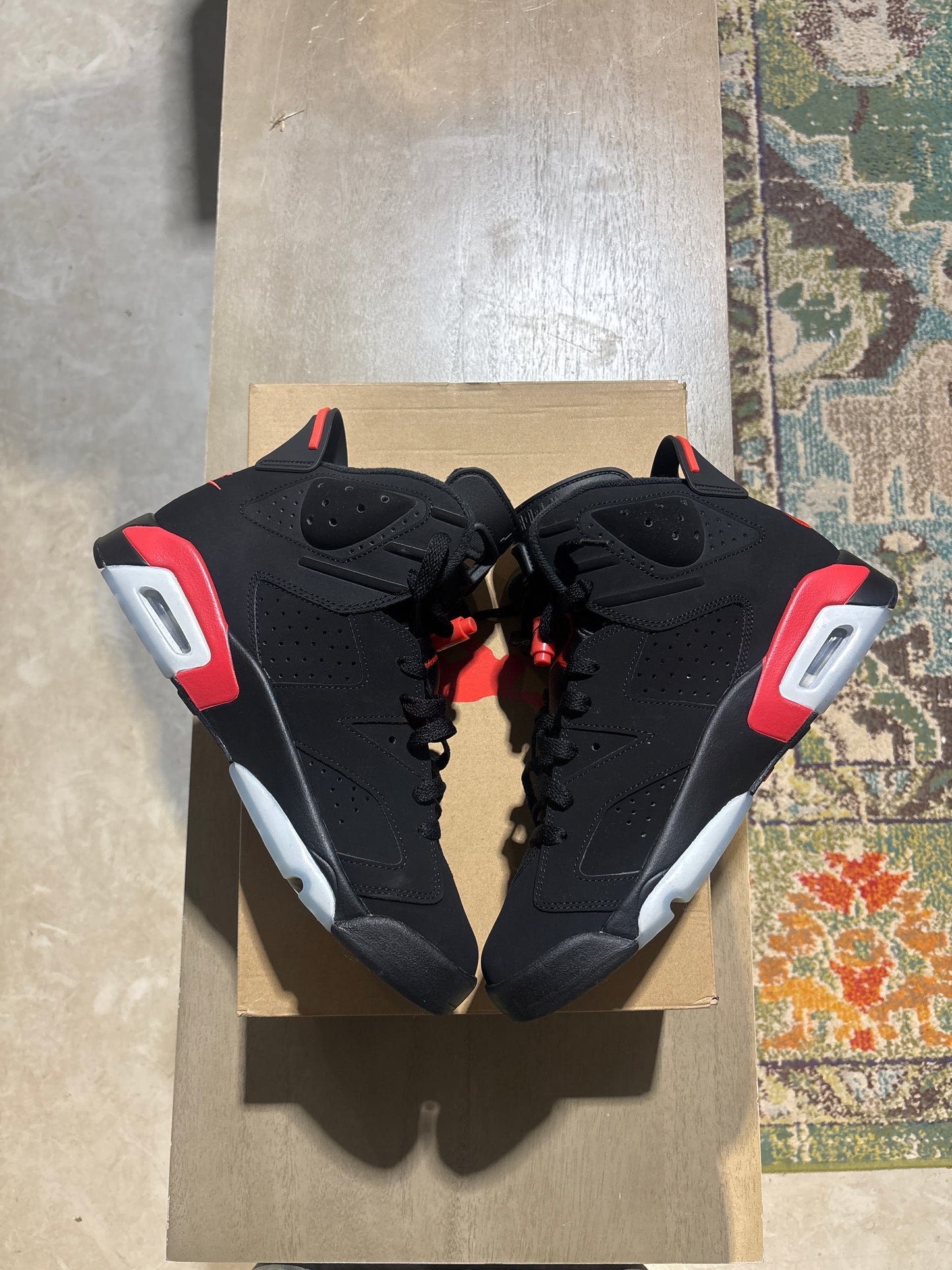 Jordan 6 Retro Infrared Salesman Used Sz 9