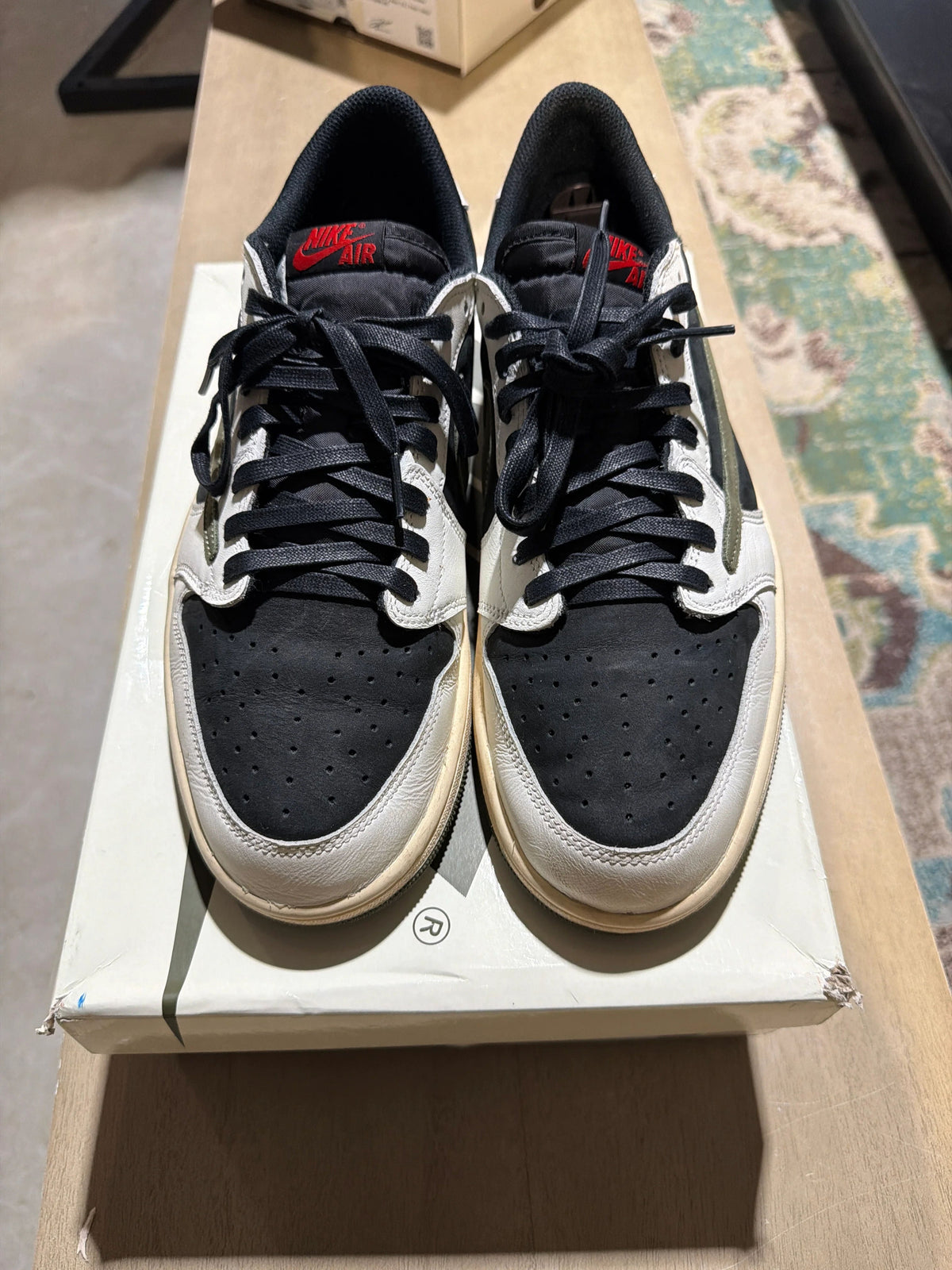 Jordan 1 Retro Low OG SP Travis Scott Olive (Women's) - Pre-Owned
